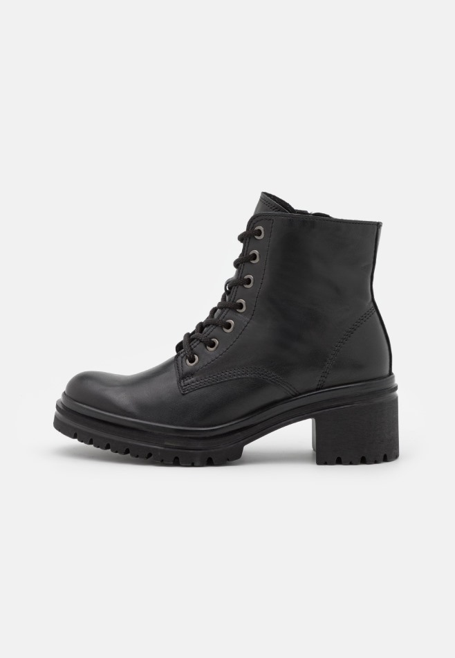 Gabour | Bottines Noires Exclusives à Lacets